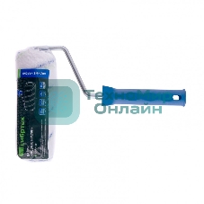 Валик Сибртех Водные краски, 180 мм, ворс 12 мм, D - 48 мм, D ручки - 8 мм, полиэстер