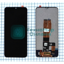 Дисплей для Realme C30 черный