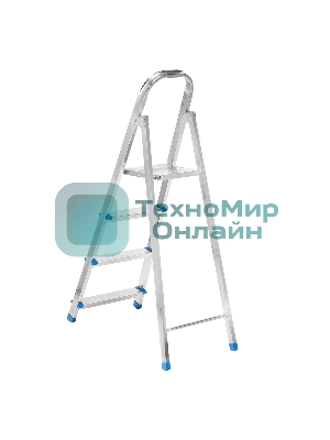 Стремянка Сибртех 4 ступени, стальная, оцинкованная