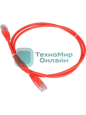 Патч-корд LANMASTER TWT UTP cat.5e, с заливными колпачками, 0.5 м, оранжевый