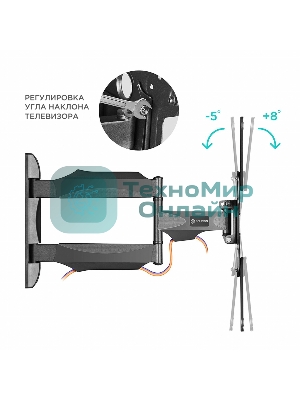 Кронштейн ONKRON NP40 черный 32-65