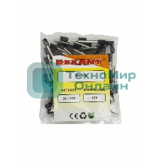 Наконечник штыревой втулочный изолированный Rexant F-18 мм 1.5 мм² (НШВи 1.5-18) черный