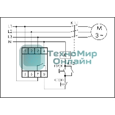 Реле контроля фаз CZF-B (3х400/230+N 8А 1перекл. IP20 монтаж на DIN-рейке) F&F EA04.001.002