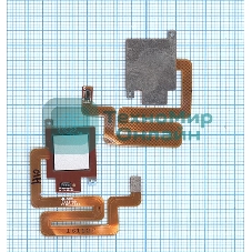 Шлейф со сканером отпечатка пальца для Xiaomi Redmi 4 белый