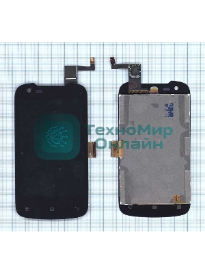 Дисплей для Lenovo A500 черный