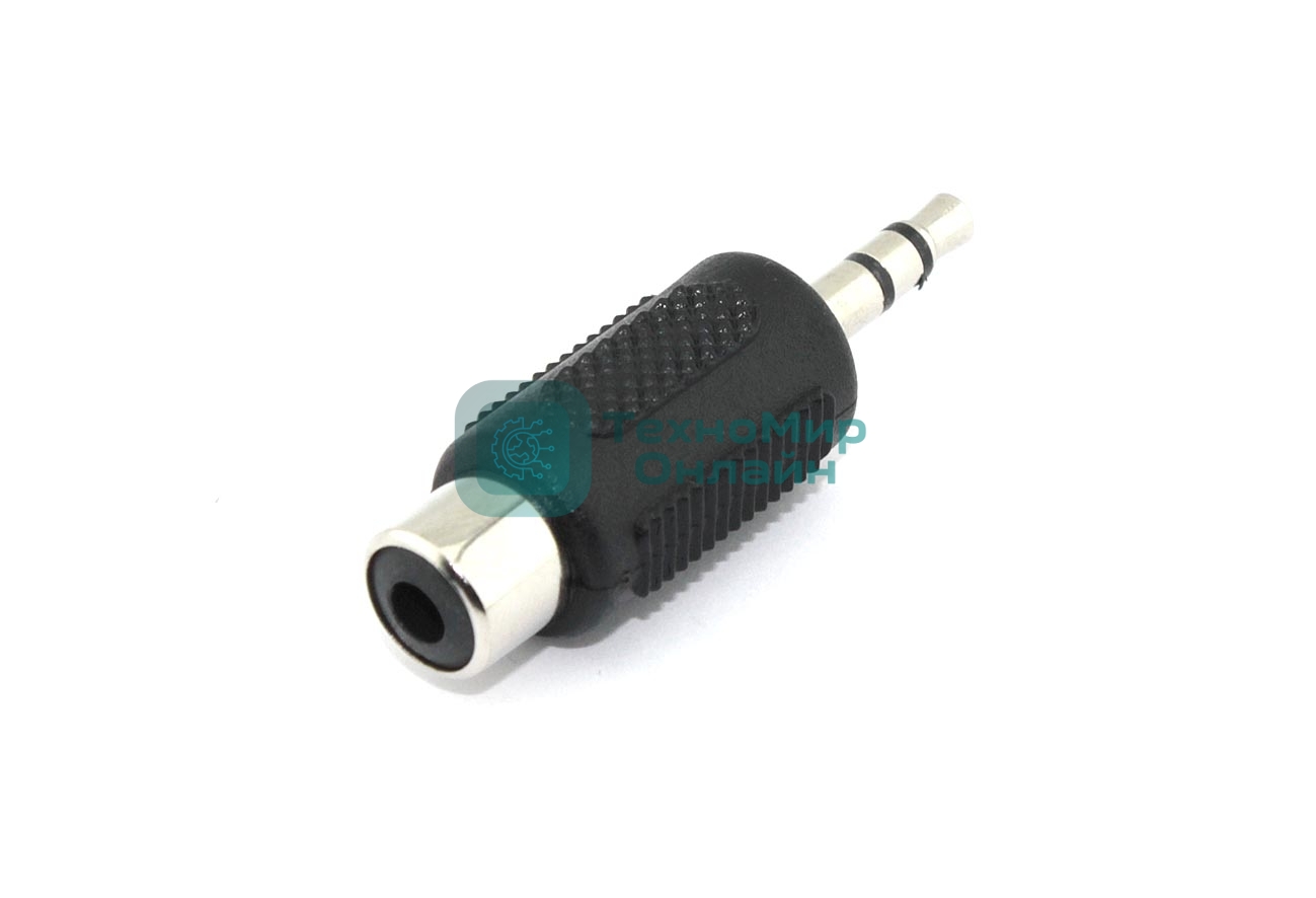 Переходник с miniJack папа на RCA (тюльпан) 1 канал мама
