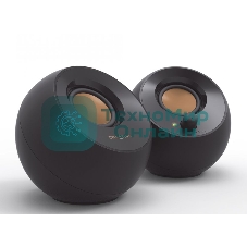 Акустическая система Creative PEBBLE MF1680 2.0 черный 4.4Вт