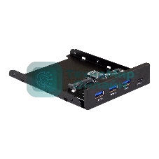 Планка USB на переднюю панель ExeGate U3H-623, 3,5