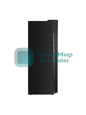 Холодильник Maunfeld MFF177NFSB черный глянц. двухкамерный 263/170л морозилка сбоку, No Frost, Side by Side