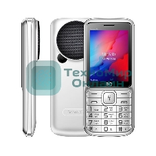 Мобильный телефон BQ 2810 BOOM XL серебристый