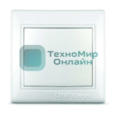 Выключатель 1-кл. СП Севиль 10А IP20 белый Universal С0021