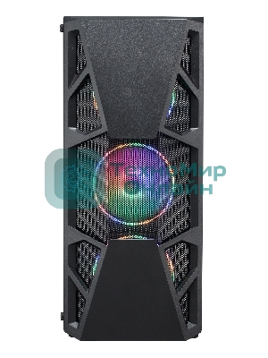 Компьютерный корпус Aerocool/Formula CL-3303B RGb черный без БП ATX 6x120мм 2xUSB 2.0 1xUSB 3.0 audio bott PSU