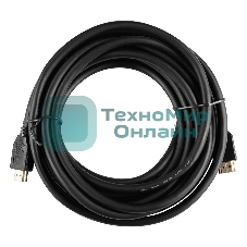Кабель аудио-видео Buro HDMI (m)/HDMI (m) 5м. черный