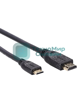 Кабель HDMI-19M --MiniHDMI-19M ver 2.0 1,5 м VCOM CG583-1.8M