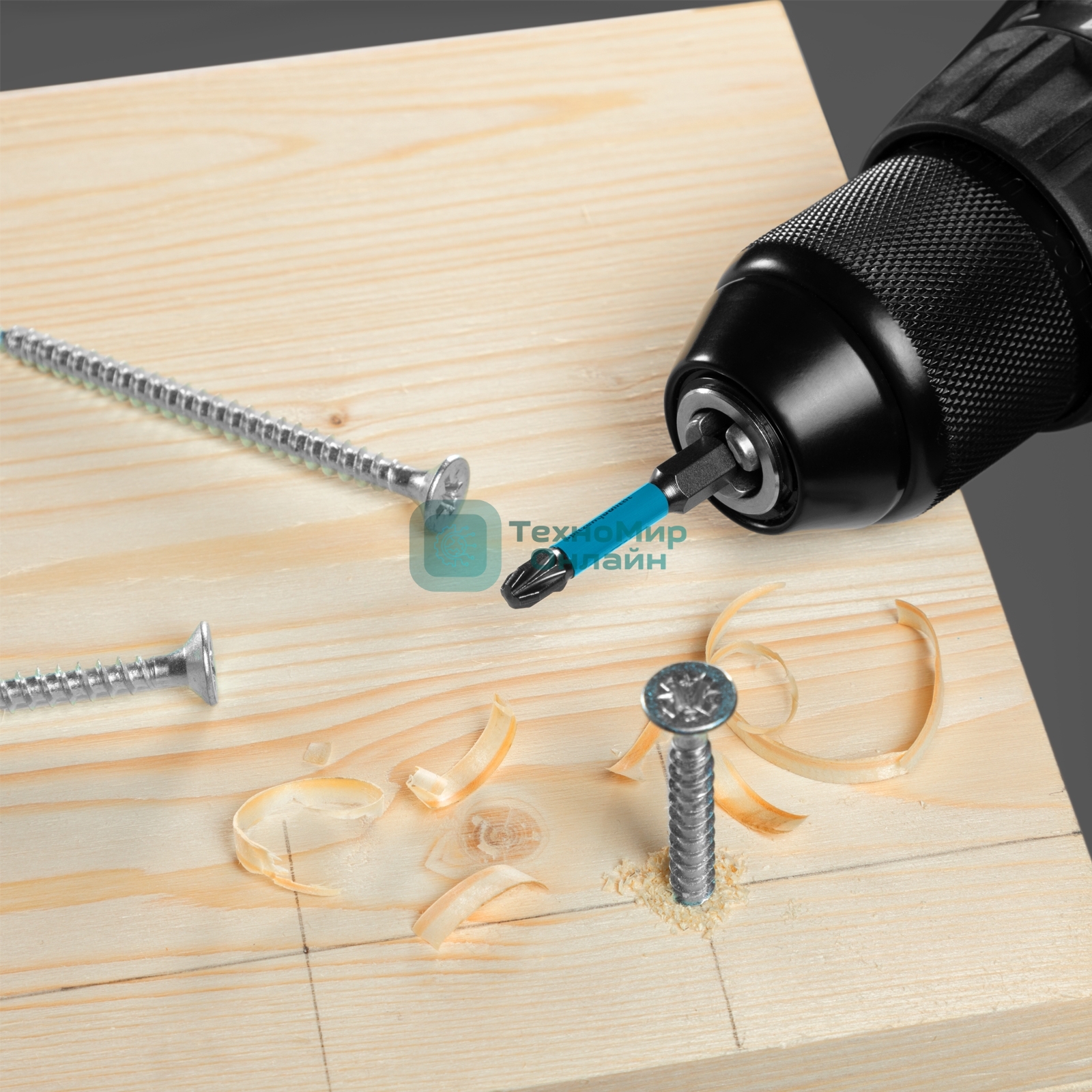 Набор бит торсионных PZ3x50 мм, для ударных шуруповертов, 10 шт. Gross