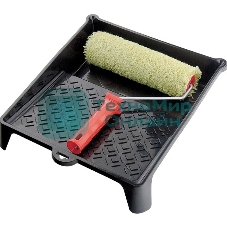 Набор Matrix: валик полиакрил для фасадных работ, 180мм, ворс 18мм, D36мм, кювета 260x320мм