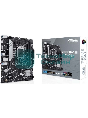 Материнская плата ASUS PRIME B760M-K, LGA 1700, Intel B760, 2xDDR5, 4xSATA, 2xM.2, 1xPCIe 4.0 x16, 2xPCIe x1, 1xHDMI, 1xVGA, 1x 2.5Gb LAN, 2xUSB-A 3.2 Gen 1, 2xUSB-A 2.0, 3x3.5 мм, 7.1, mATX
