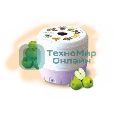 Сушилка для овощей и фруктов Ротор Люкс СШ-023 5под. 350 Вт, белый