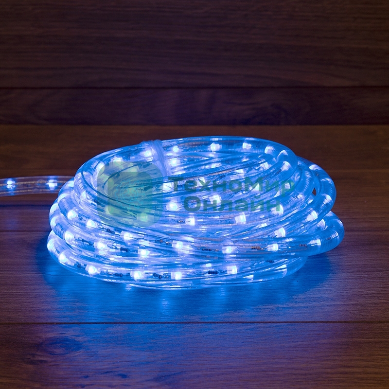 Дюралайт Neon-night LED, свечение с динамикой (2W) - RGb Ø13мм, 36LED/м, 6м