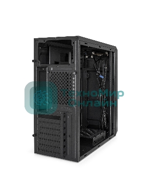 Компьютерный корпус Miditower ExeGate XP-332UC-XP600 (ATX, XP600 с вент. 12см, 2хUSB 3.0/1хTypeC, аудио, черный)