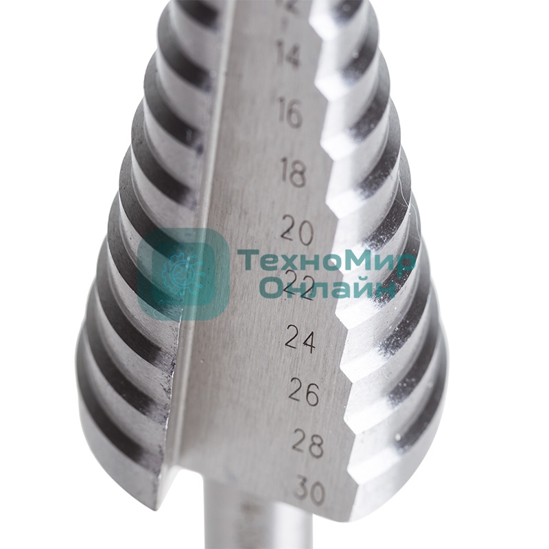 Сверло по металлу ступенчатое Kranz 4,0-30,0 мм 98 мм 62 HRC