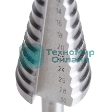 Сверло по металлу ступенчатое Kranz 4,0-30,0 мм 98 мм 62 HRC