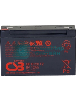 Батарея CSB GP 6120 (6V 12Ah)
