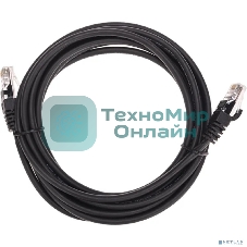Патч-корд U/UTP Rexant cat.5e, RJ45-RJ45, 26AWG, ZH нг(А)-HF, черный, 3м