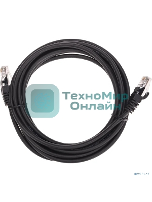 Патч-корд U/UTP Rexant cat.5e, RJ45-RJ45, 26AWG, ZH нг(А)-HF, черный, 3м