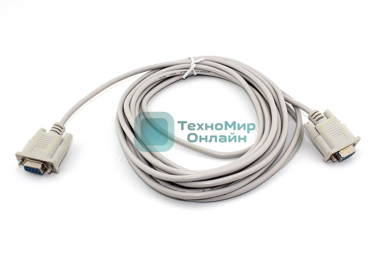 Кабель с разъемами DB9 мама-мама 5 м