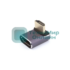 Переходник HDMI угловой папа-мама вверх