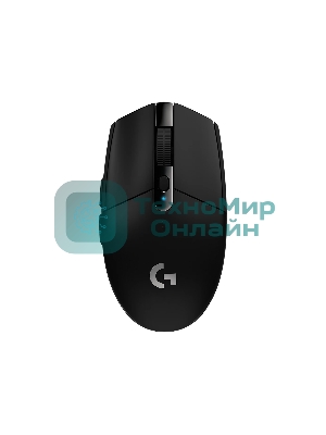 Мышь беспроводная Logitech G304 Lightspeed черный, 12000 dpi, радиоканал, USB, кнопки - 6