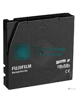 Ленточный накопитель Fujifilm LTO-6 RW 6,25Tb (2,5Tb native) Tape [16310732] аналог 00V7590 / C7976A