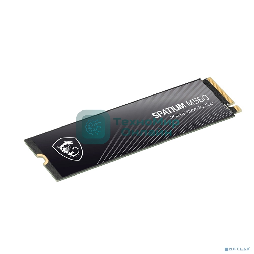Накопитель SSD PCIE 5.0 NVME M.2 1Tb SPATIUM M560 1Tb MSI