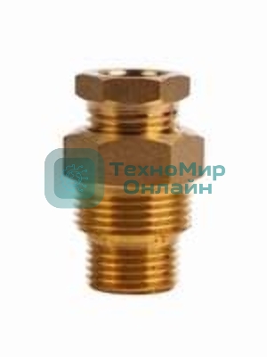 Сальник PROconnect с двойной резьбой 1/2 и 3/4 для ввода кабеля в трубу