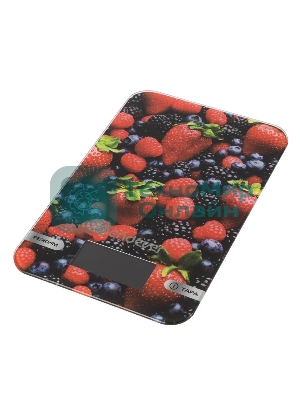 Весы кухонные Endever Skyline KS-528 (5кг, стекло, ягоды)