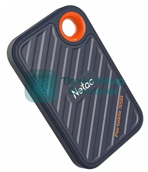 Внешний SSD Netac ZX20, 1TB, USB 3.2 Gen 2x2 Type-C, R/W 2000/1800, черный