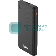 Портативный аккумулятор Cactus CS-PBFSAA-10000 10000mAh 4.5A USB-A/2xUSB-C черный