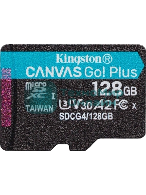 Флеш карта microSDXC 128Gb Kingston SDCG4/128GbSP Canvas Go! Plus w/o adapter