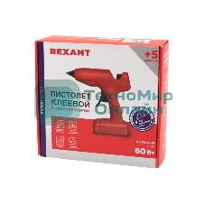 Клеевой пистолет Rexant, 60 Вт, Ø11 мм, 