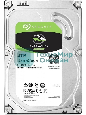 Жесткий диск Seagate Barracuda 3.5 4Tb 5400RPM OEM SATA 6Gb/S 256MB ST4000DM004