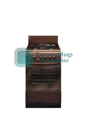 Плита газовая Gefest ПГ 3200-08 К36 коричневый, конфорок 4 шт, духовка 42 л, 50 см x 85 см x 53 см