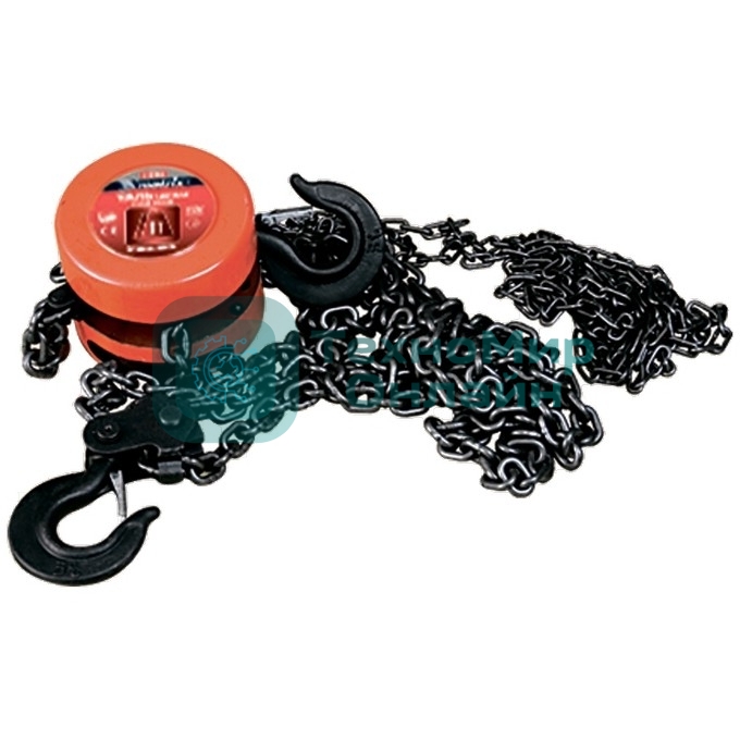 Таль цепная Matrix 3 т, h подъема 3 м, расстояние между крюками 470 мм