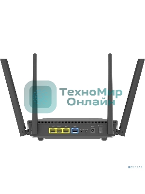 Роутер беспроводной Asus RT-AX52 AX1800 10/100/1000BASE-TX черный