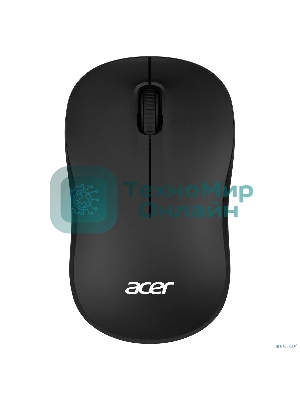 Мышь беспроводная Acer OMR160 черный, 1200 dpi, радиоканал, USB, кнопки - 3