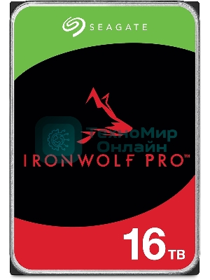 Жесткий диск Seagate SATA-III 16Tb ST16000NT001 NAS Ironwolf Pro 512E (7200rpm) 256Mb 3.5