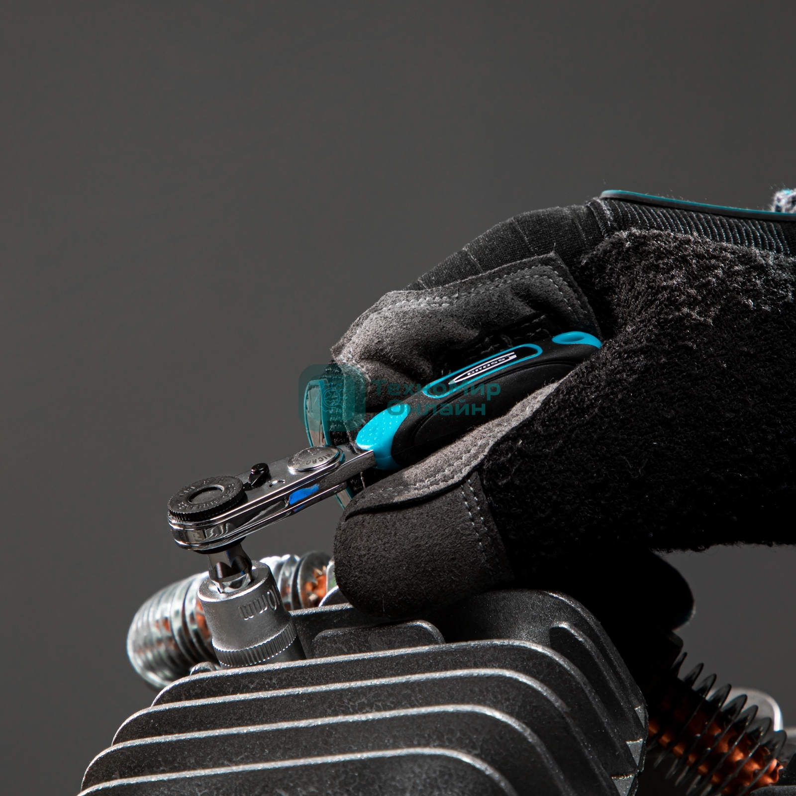 Набор бит Gross 11625 и головок торцевых 1/4'' карданный ключ трещотка адаптер s2 37 шт.