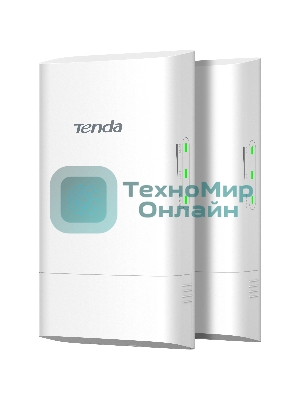 Tenda O1-5G Наружная точка доступа, 5 ГГц, до 867 Мбит/с, внутренняя антенна 1x9dBi, IP65, PoE, LAN 1x100 Мбит/с