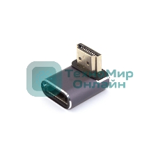 Переходник HDMI угловой папа-мама вниз
