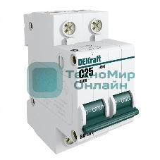 Выключатель автоматический модульный DEKraft 2п C 20А 4.5кА ВА-101 11067DEK